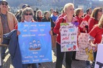 ["On February 22, 2018, thousands of West Virginia public school teachers and school service employees walked out of their classrooms in what would become a nine-day statewide strike. Teachers demands included a 5% raise and affordable healthcare coverage through the West Virginia Public Employees Insurance Agency or PEIA. These photos are part of a series of photos, videos, and interviews documenting the labor lore and expressive culture of the 2018 and 2019 West Virginia Teachers Strike.For more information on the 2018 and 2019 West Virginia Teachers Strike visit e-WV: https://www.wvencyclopedia.org/articles/2454"]